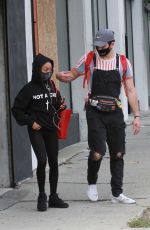 SKAI JACKSON and Alan Bersten Leaves Dance Rehersal in Los Angeles 10/24/2020