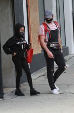 SKAI JACKSON and Alan Bersten Leaves Dance Rehersal in Los Angeles 10/24/2020