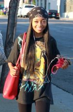 SKAI JACKSON Arrives at Dance Rehersal in Los Angeles 10/30/2020