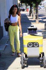 SKAI JACKSON Arrives at DWTS Studio in Los Angeles 10/14/2020
