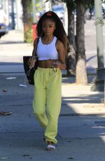SKAI JACKSON Arrives at DWTS Studio in Los Angeles 10/14/2020