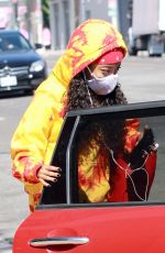 SKAI JACKSON Arrives at DWTS Studio in Los Angeles 10/28/2020