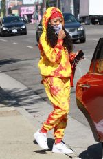 SKAI JACKSON Arrives at DWTS Studio in Los Angeles 10/28/2020