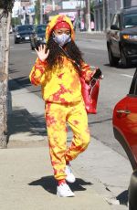 SKAI JACKSON Arrives at DWTS Studio in Los Angeles 10/28/2020