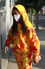 SKAI JACKSON Arrives at DWTS Studio in Los Angeles 10/28/2020