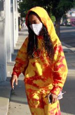 SKAI JACKSON Arrives at DWTS Studio in Los Angeles 10/28/2020