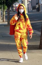 SKAI JACKSON Arrives at DWTS Studio in Los Angeles 10/28/2020