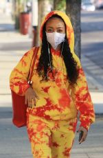 SKAI JACKSON Arrives at DWTS Studio in Los Angeles 10/28/2020