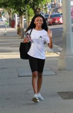 SKAI JACKSON at DWTS Rehersal in Los Angeles 09/30/2020