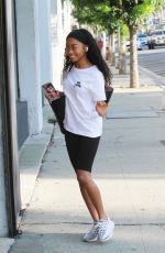 SKAI JACKSON at DWTS Rehersal in Los Angeles 09/30/2020