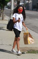 SKAI JACKSON at DWTS Rehersal in Los Angeles 09/30/2020
