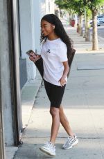 SKAI JACKSON at DWTS Rehersal in Los Angeles 09/30/2020