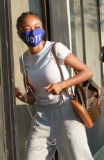 SKAI JACKSON at DWTS Studio in Los Angeles 10/17/2020