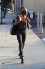 SKAI JACKSON Heading to DWTS Practice in Los Angeles 10/09/2020