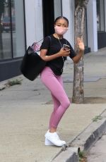 SKAI JACKSON Leaves Dance Practice in Los Angeles 10/10/2020