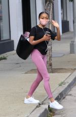 SKAI JACKSON Leaves Dance Practice in Los Angeles 10/10/2020