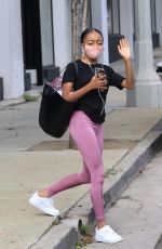 SKAI JACKSON Leaves Dance Practice in Los Angeles 10/10/2020