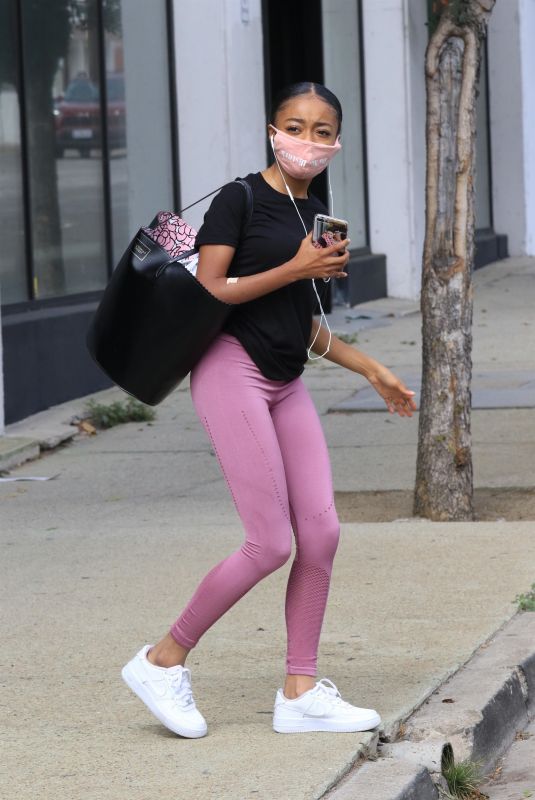 SKAI JACKSON Leaves Dance Practice in Los Angeles 10/10/2020