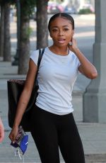 SKAI JACKSON Leaves DWTS Rehersal in Los Angeles 10/06/2020