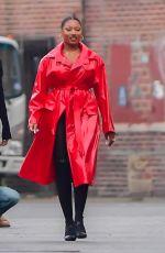 SOFIA CARSON and MEGAN THEE STALLION on the Set of Revlon Commercial in New York 10/01/2020