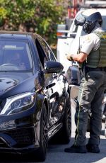 SOFIA RICHIE Gets Pulled Over in Los Angeles 10/13/2020