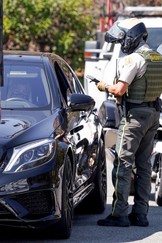 SOFIA RICHIE Gets Pulled Over in Los Angeles 10/13/2020