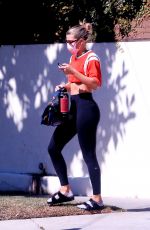SOFIA RICHIE Heading to a Yoga Class in West Hollywood 10/12/2020