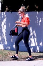 SOFIA RICHIE Heading to a Yoga Class in West Hollywood 10/12/2020