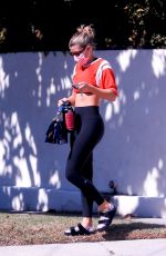 SOFIA RICHIE Heading to a Yoga Class in West Hollywood 10/12/2020