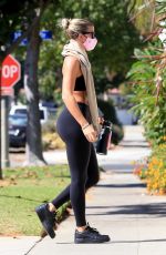 SOFIA RICHIE Heading to Yoga Class in West Hollywood 10/14/2020