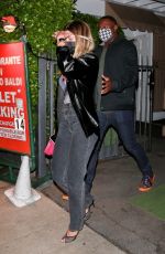 SOFIA RICHIE Out for Dinner with Friends in Santa Monica 10/09/2020