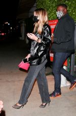 SOFIA RICHIE Out for Dinner with Friends in Santa Monica 10/09/2020