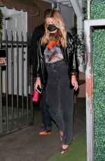 SOFIA RICHIE Out for Dinner with Friends in Santa Monica 10/09/2020