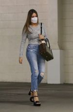 SOFIA VERGARA in Ripped Denim Heading to a Meeting in Beverly Hills 10/26/2020