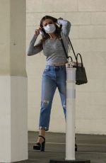 SOFIA VERGARA in Ripped Denim Heading to a Meeting in Beverly Hills 10/26/2020