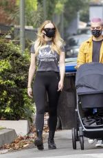 SOPHIE TURNER and Joe Jonas Out in Los Angeles 10/08/2020