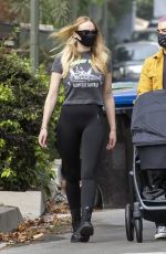 SOPHIE TURNER and Joe Jonas Out in Los Angeles 10/08/2020
