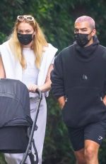 SOPHIE TURNER and Joe Jonas Out in Los Angeles 10/09/2020