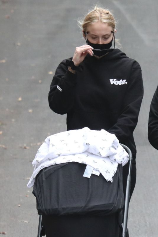SOPHIE TURNER and Joe Jonas Out in Los Angeles 10/21/2020