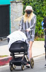 SOPHIE TURNER and Joe Jonas Out in Los Angeles 10/22/2020