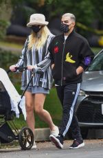 SOPHIE TURNER and Joe Jonas Out in Los Angeles 10/22/2020
