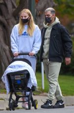 SOPHIE TURNER and Joe Jonas Out in Los Angeles 10/25/2020