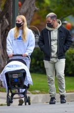 SOPHIE TURNER and Joe Jonas Out in Los Angeles 10/25/2020