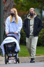 SOPHIE TURNER and Joe Jonas Out in Los Angeles 10/25/2020