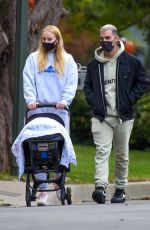 SOPHIE TURNER and Joe Jonas Out in Los Angeles 10/25/2020