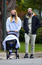 SOPHIE TURNER and Joe Jonas Out in Los Angeles 10/25/2020