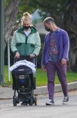 SOPHIE TURNER and Joe Jonas Out in Los Angeles 10/27/2020