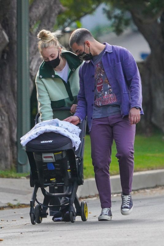 SOPHIE TURNER and Joe Jonas Out in Los Angeles 10/27/2020