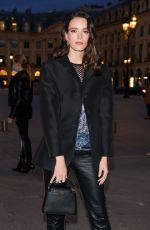 STACY MARTIN Arrives at Louis Vuitton Dinner Party in Paris 09/28/2020