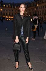 STACY MARTIN Arrives at Louis Vuitton Dinner Party in Paris 09/28/2020